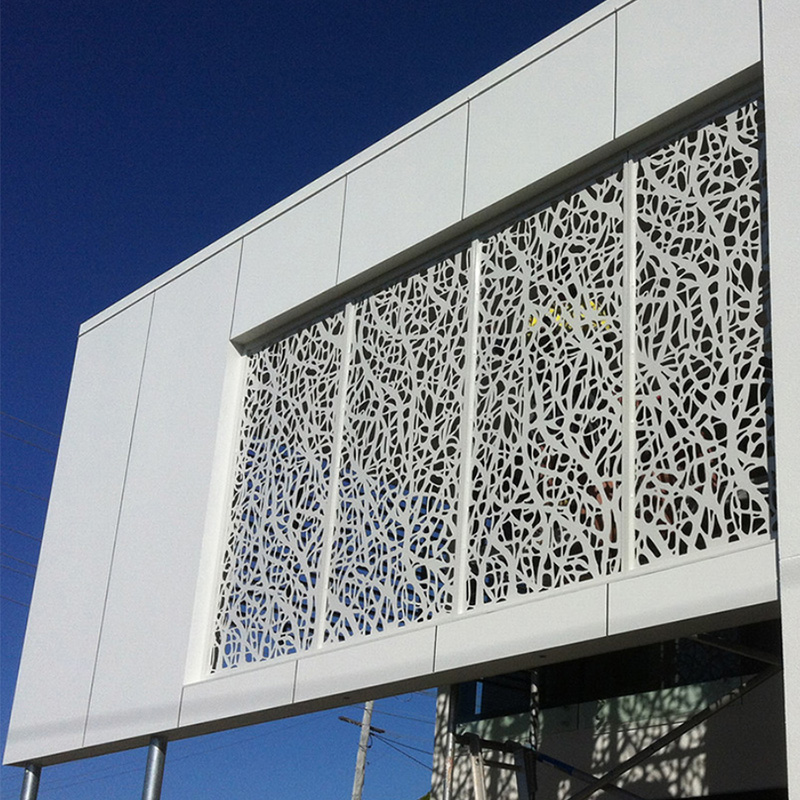 custom Art pattern aluminum perforated panel for ourdoor fence decoration