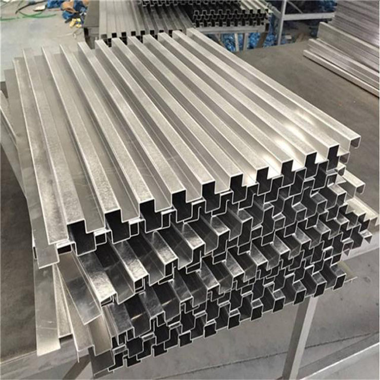 Fireproof high quality metal sheet building facade aluminum fluted panel