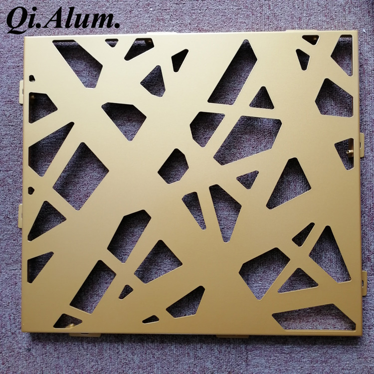 Exterior Modern Decorative Building Facades Perforated Aluminum Sheet Veneer Panel Wall Cladding