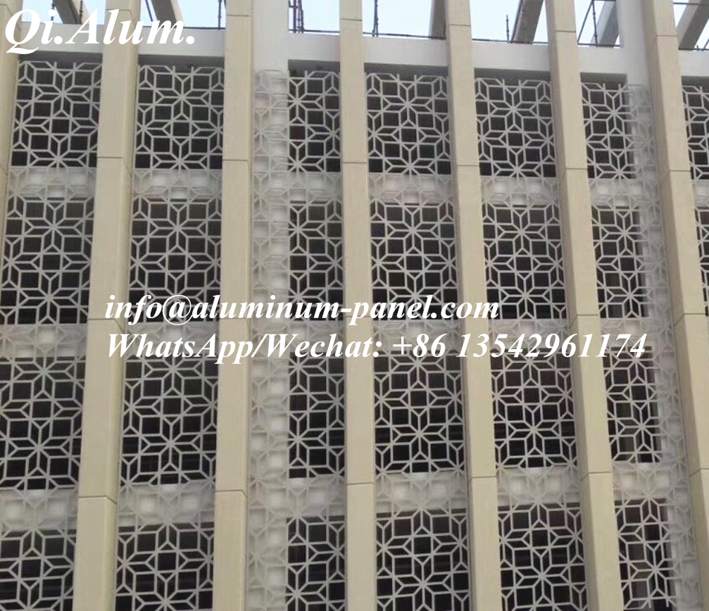 building facades perforated metal panels 