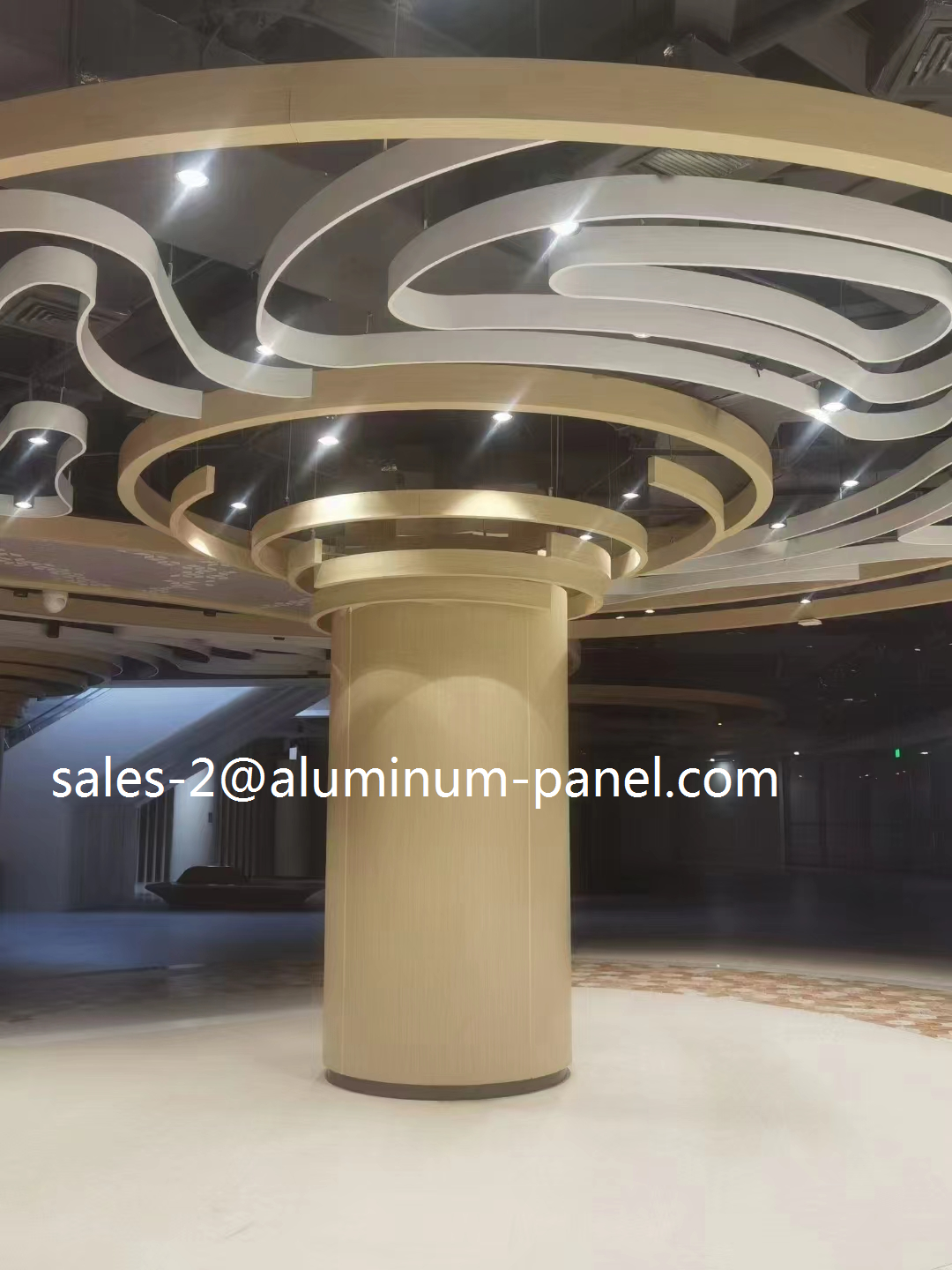Mall applicative aluminum profile ceiling
