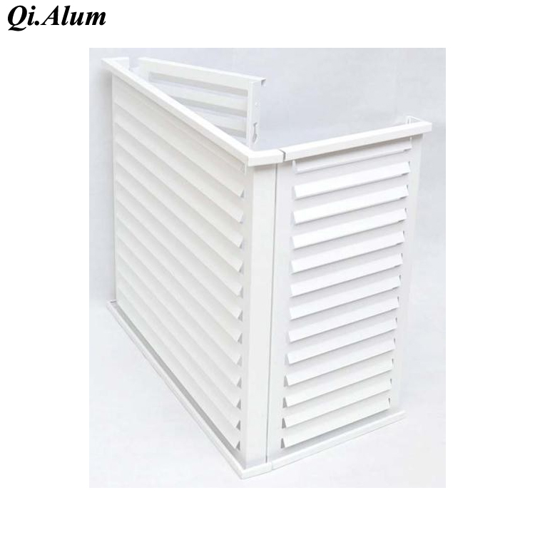 Outdoor balcony hunging aluminum air conditioner cover