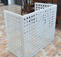 Home waterproof snow aluminum hole punching air conditioner covers for outdoor unit